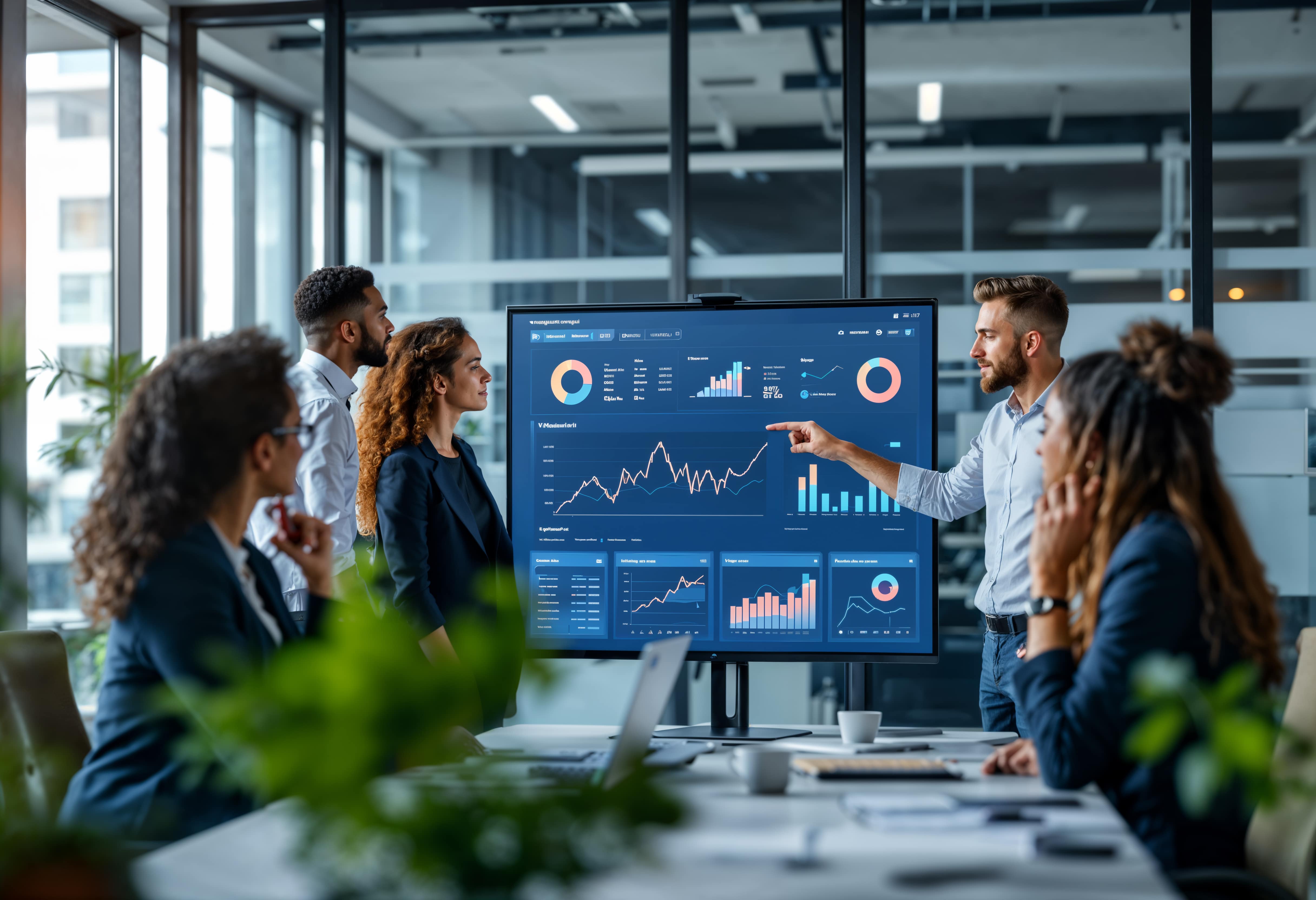 Trading performance and history visualization